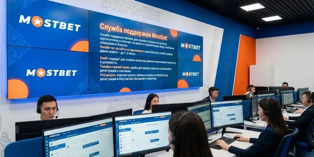 Служба поддержки Mostbet казино